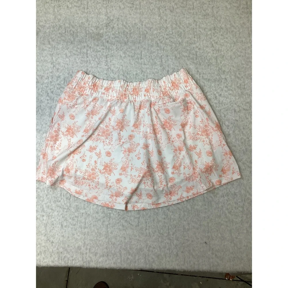 Puma Sandy Printed Skort‎ 16 Pink Fruit Rose Floral Golf Skirt XXL 629256 01